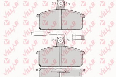 Комплект тормозных колодок, дисковый тормоз VILLAR купить