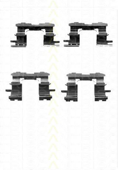 Комплектующие, колодки дискового тормоза TRISCAN купить