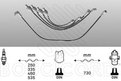 Комплект проводов зажигания BOUGICORD купить