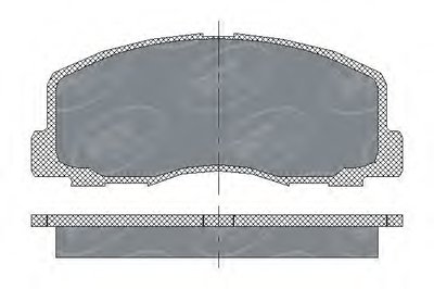 Комплект тормозных колодок, дисковый тормоз SCT Germany купить