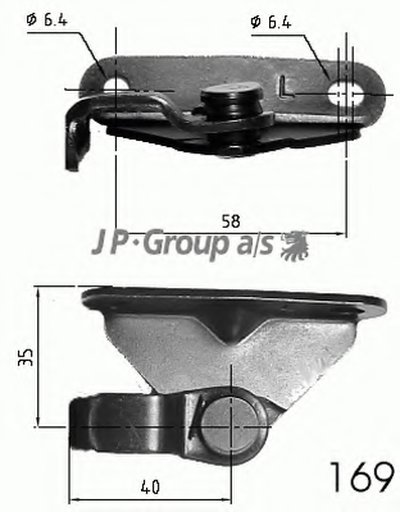 Газовая пружина, крышка багажник QH JP GROUP купить