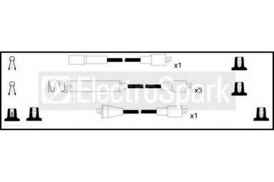 Комплект проводов зажигания ElectroSpark STANDARD купить