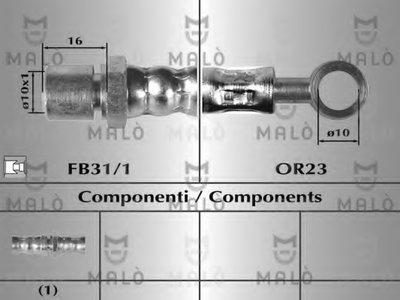 Тормозной шланг MALÒ купить