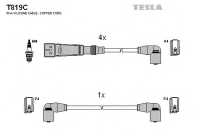 Комплект проводов зажигания original TESLA купить