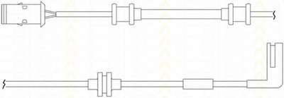 Сигнализатор, износ тормозных колодок TRISCAN купить