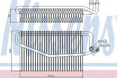Испаритель, кондиционер NISSENS купить