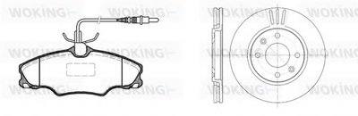 Комплект тормозов, дисковый тормозной механизм WOKING купить