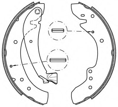 Комплект тормозных колодок ADVANCE OPEN PARTS купить