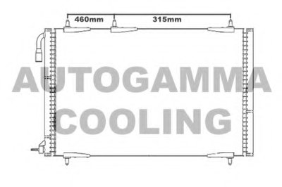 Конденсатор, кондиционер AUTOGAMMA купить