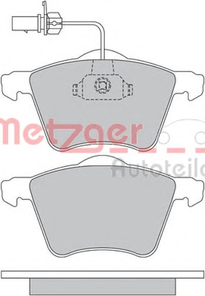 Комплект тормозных колодок, дисковый тормоз METZGER купить