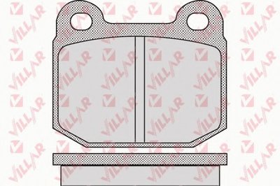 Комплект тормозных колодок, дисковый тормоз VILLAR купить