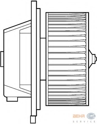 Вентиляция салона BEHR HELLA SERVICE HELLA купить