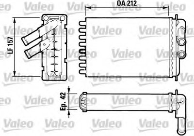 Теплообменник, отопление салона VALEO купить