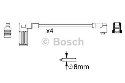 Комплект проводов зажигания BOSCH купить