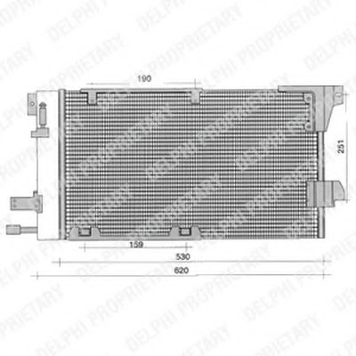 Конденсатор, кондиционер DELPHI купить