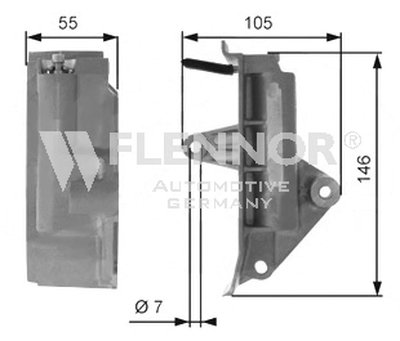 Успокоитель, зубчатый ремень FLENNOR купить
