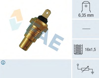 Датчик, температура охлаждающей жидкости FAE купить