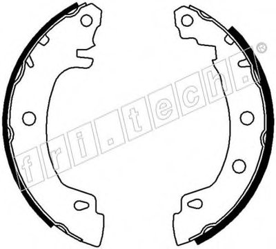 Комплект тормозных колодок REPARATION KIT fri.tech. купить