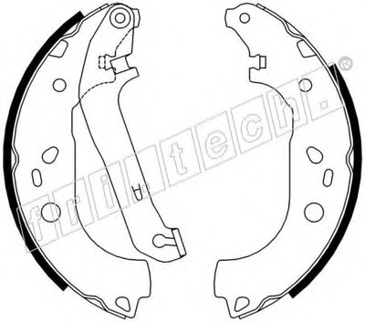 Комплект тормозных колодок REPARATION KIT fri.tech. купить