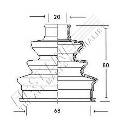 Пыльник, приводной вал FIRST LINE купить