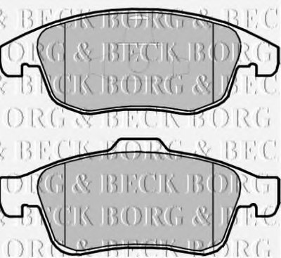 BBP2069 BORG & BECK - Гальмівні колодки до дисків