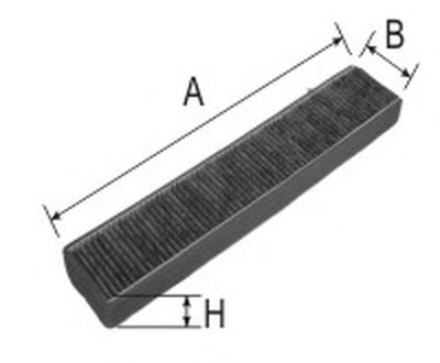 Фильтр, воздух во внутренном пространстве Cabin filter (Charcoal) for FORD/JAGUAR GOODWILL купить