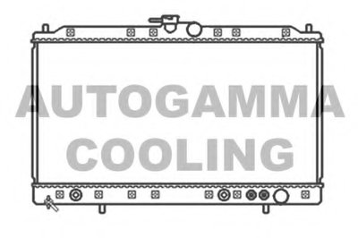 Радиатор, охлаждение двигателя AUTOGAMMA купить