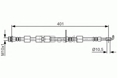 Тормозной шланг BOSCH купить