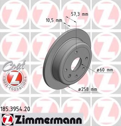 Тормозной диск COAT Z ZIMMERMANN купить