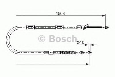 Трос, стояночная тормозная система BOSCH купить