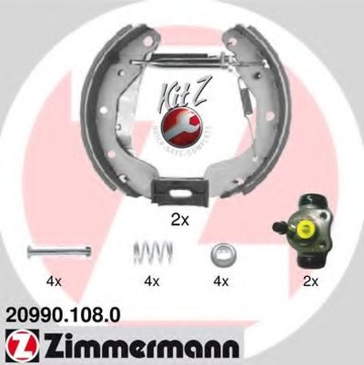 Комплект тормозных колодок KIT Z ZIMMERMANN купить