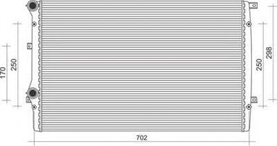 Радиатор, охлаждение двигателя MAGNETI MARELLI купить