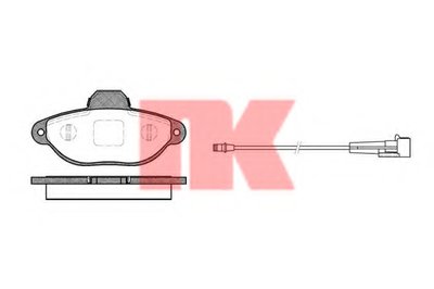 Комплект тормозных колодок, дисковый тормоз NK купить