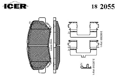 Колодки тормозные (передние) Mazda CX-5 2.0/2.2D/2.5 11- (Ak