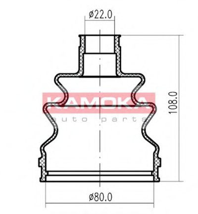 Пыльник, приводной вал KAMOKA KAMOKA купить