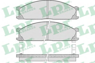 Комплект тормозных колодок, дисковый тормоз LPR купить