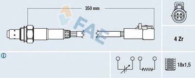 Лямда-зонд FAE купить