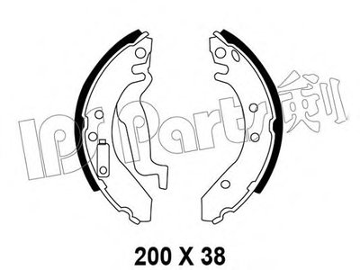 Тормозные колодки IPS Parts IPS Parts купить