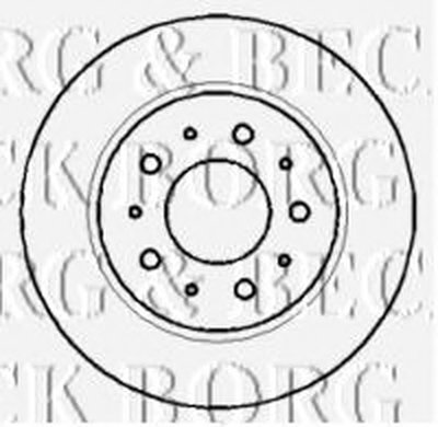 Тормозной диск BORG & BECK купить