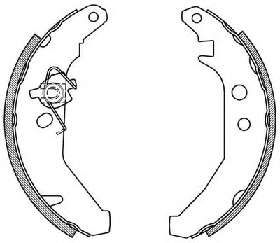 Комплект тормозных колодок ADVANCE OPEN PARTS купить