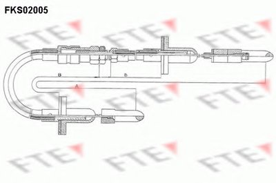 Тросик сцепления FTE купить