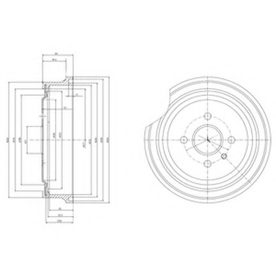 Тормозной барабан DELPHI купить