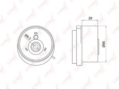 Натяжной ролик, ремень ГРМ LYNXauto купить