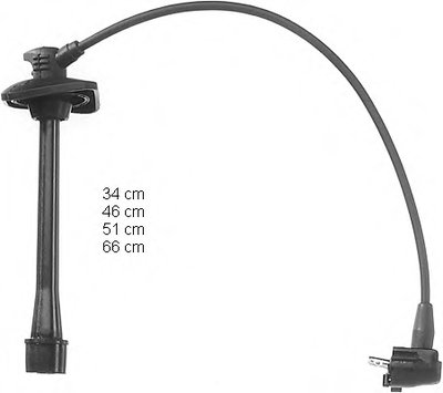 Комплект проводов зажигания BERU купить