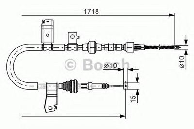 Трос, стояночная тормозная система BOSCH купить