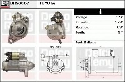 Стартер Remanufactured REMY (Light Duty) DELCO REMY купить