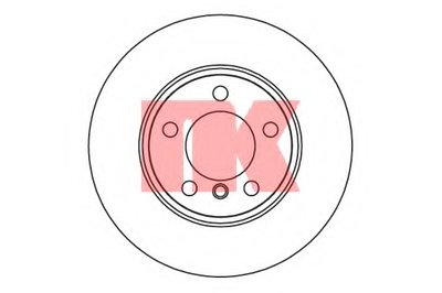 Гальмівний диск передній BMW 1/2/3/4 1,8-2,0 10- (300x22)