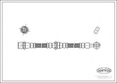 Тормозной шланг CORTECO купить