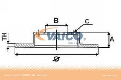 Тормозной диск VAICO купить
