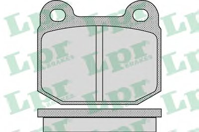 Комплект тормозных колодок, дисковый тормоз LPR купить
